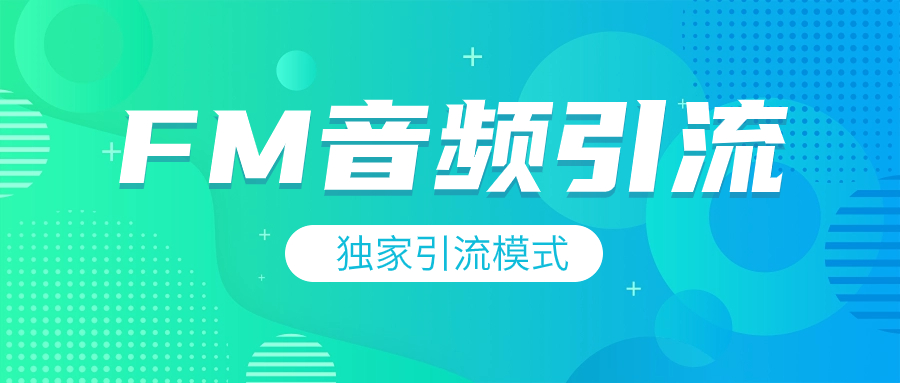 黄岛主FM音频引流特训营2.0：独家引流模式，单账号50W+播放量，轻松变现 - 金米资源网-金米资源网